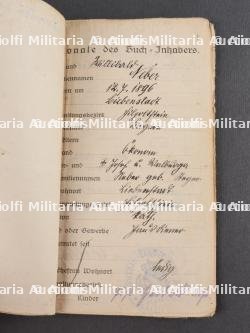 Lot Soldbuch bavarois dont un du Bayerisches RIR 16 List. Set of Bavarian Soldbuch including one from Bayerisches RIR 16 List — miniature 9
