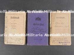Lot Soldbuch bavarois dont un du Bayerisches RIR 16 List. Set of Bavarian Soldbuch including one from Bayerisches RIR 16 List — photo 18