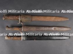 Lot de 3 baïonnettes allemandes 98-05. Set of three German bayonets 98-05