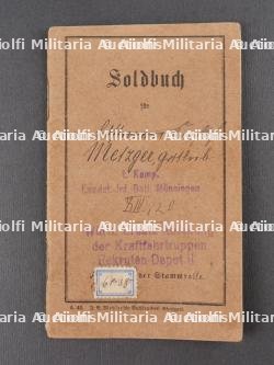 Lot de 5 documents de soldats du Württemberg. Set of five Württemberg soldier documents — miniature 3