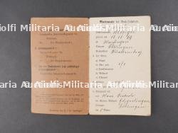 Lot de 5 documents de soldats du Württemberg. Set of five Württemberg soldier documents — photo 4