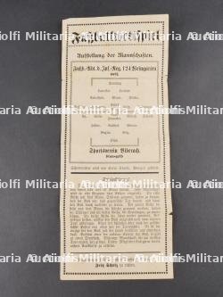 Lot de 5 documents de soldats du Württemberg. Set of five Württemberg soldier documents — miniature 8