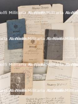 Fort lot de livrets et documents de mitrailleur MGK et artilleurs. Large lot of machine gunner and artilleryman booklets and documents — miniature 6
