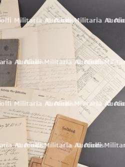 Fort lot de livrets et documents de mitrailleur MGK et artilleurs. Large lot of machine gunner and artilleryman booklets and documents — miniature 7