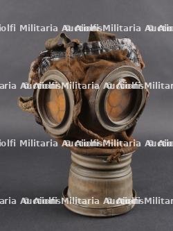 Masque anti-gaz allemand Lederschutzmaske. WWI German gas mask Lederschutzmaske — miniature 12