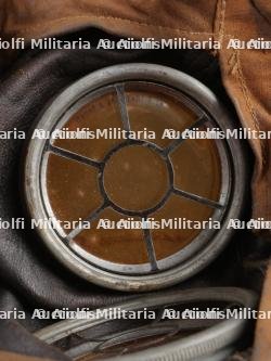 Masque anti-gaz allemand Lederschutzmaske. WWI German gas mask Lederschutzmaske — photo 22