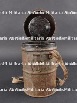 Masque anti-gaz allemand Lederschutzmaske. WWI German gas mask Lederschutzmaske — miniature 8