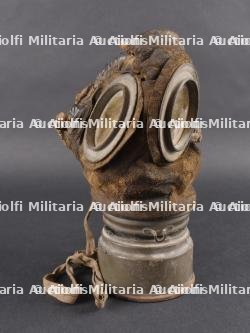 Masque anti-gaz allemand Lederschutzmaske. WWI German gas mask Lederschutzmaske — miniature 12