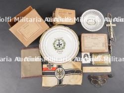 Lot Feldpost et objets patriotiques Allemagne Imperiale. Feldpost set and Imperial German patriotic items