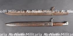Deux baïonnettes allemandes 98-05 à dents de scie meulées. Two German 98-05 bayonets with ground-down sawbacks — photo 2