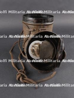 Masque anti-gaz allemand Lederschutzmaske. WWI German gas mask Lederschutzmaske — miniature 9