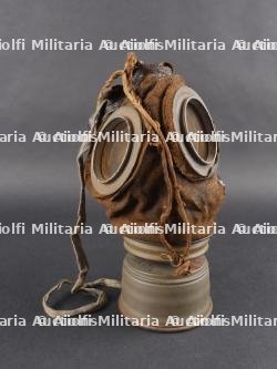 Masque anti-gaz allemand Lederschutzmaske. WWI German gas mask Lederschutzmaske — miniature 11