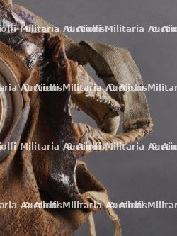 Masque anti-gaz allemand Lederschutzmaske. WWI German gas mask Lederschutzmaske — miniature 21