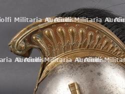 Casque de Dragon francais troupe modèle 1874. French Dragoon troop helmet model 1874 — miniature 7