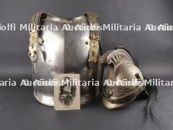 Ensemble cuirasse et casque de Dragon francais retrouvé en Belgique. Set including cuirass and French Dragoon helmet found in Belgium — photo 2