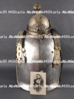 Ensemble cuirasse et casque de Dragon francais retrouvé en Belgique. Set including cuirass and French Dragoon helmet found in Belgium — photo 3
