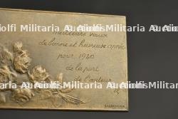 Ensemble de deux plaques 1940 signée Lindauer et Bénard. Set of two 1940 plaques signed Lindauer and Bénard. — miniature 4