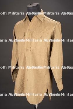 Chemise moutarde US. US Army mustard shirt. — photo 1