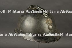Casque Adrian 1926 Etat Français. Adrian helmet model 1926, French State — miniature 6