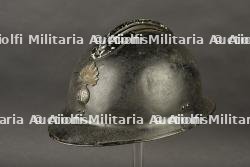 Casque Adrian 1926 Etat Français. Adrian helmet model 1926, French State — miniature 7