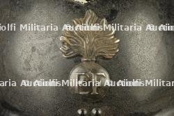 Casque Adrian 1926 Etat Français. Adrian helmet model 1926, French State — miniature 8