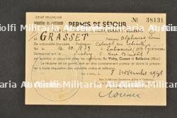 Ensembles de cartes d'un officier sous Vichy. Sets of cards belonging to an officer under Vichy. — miniature 4