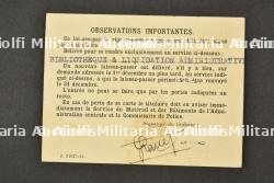 Ensembles de cartes d'un officier sous Vichy. Sets of cards belonging to an officer under Vichy. — photo 5