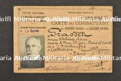 Ensembles de cartes d'un officier sous Vichy. Sets of cards belonging to an officer under Vichy. — photo 7