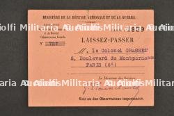 Ensembles de cartes d'un officier sous Vichy. Sets of cards belonging to an officer under Vichy. — photo 9