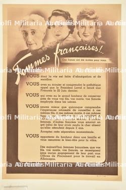 Lot d’affiches entoilées. Lot of linen-backed posters.