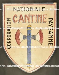 Un panneau de la corporation nationale paysanne. A sign from the National Peasant Corporation. — photo 1