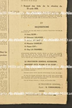 Journal le procès de Riom. Newspaper “The Riom Trial” — photo 2