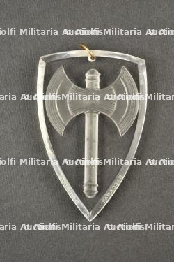 Ecusson à la Francisque en Cristal de Baccarat. Francisque Emblem in Baccarat Crystal — photo 5