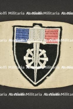Brassard du Corps des Gardes Voies de Communications sous Vichy. Armband of the Communications Guards Corps under Vichy — photo 2