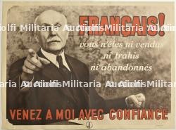 Une affiche de propagande Vichy. A Vichy propaganda poster.