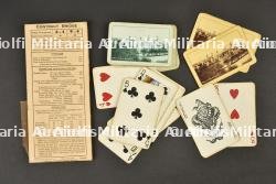 coffré jeu de bridge orné d’une francisque. Bridge Game Box Decorated with a Francisque — miniature 4