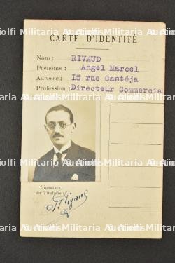 Carte de membre des Croix de Feu. Croix de Feu membership card. — miniature 2