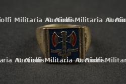 Chevalière Patriotique de l'Etat Français. Patriotic Signet Ring of the French State — miniature 6