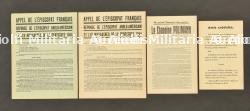 ensembles de tracts et de documents de propagande. Collection of leaflets and propaganda documents — photo 1