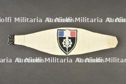 Brassard du Corps des Gardes Voies de Communications sous Vichy. Armband of the Communications Guards Corps under Vichy