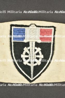 Brassard du Corps des Gardes Voies de Communications sous Vichy. Armband of the Communications Guards Corps under Vichy — miniature 3
