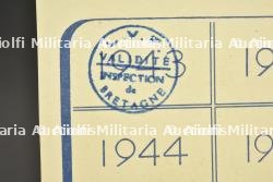 Carte des Amis de la LVF. Friends of the LVF membership card — miniature 2