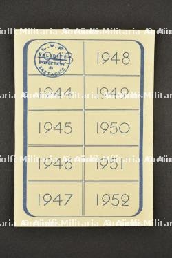 Carte des Amis de la LVF. Friends of the LVF membership card — miniature 3