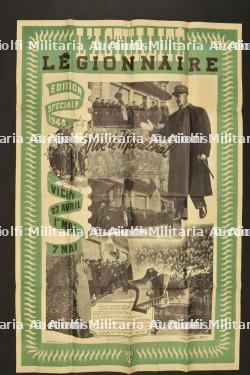 Une affiche de la Légion Française des combattants. A poster of the French Legion of Combatants. — photo 1