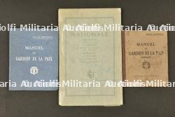 Ensemble 3 Manuels de Police Sous Vichy. Set of 3 Police Manuals under Vichy.