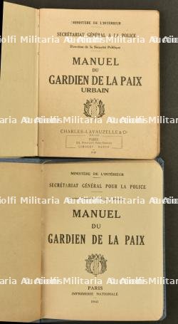 Ensemble 3 Manuels de Police Sous Vichy. Set of 3 Police Manuals under Vichy. — photo 3