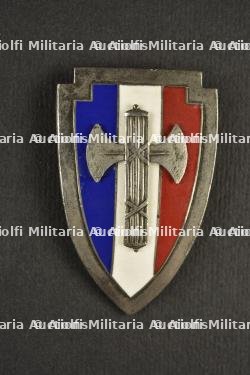 Insigne de casque Police de Vichy. Vichy Police helmet badge