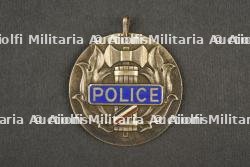 Plaque de fonction Préfecture de Police. Official plaque of the Police Prefecture. — photo 1