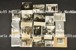 lot de 18 photos du maréchal et de Laval. Set of 18 Photographs of the Marshal and Laval