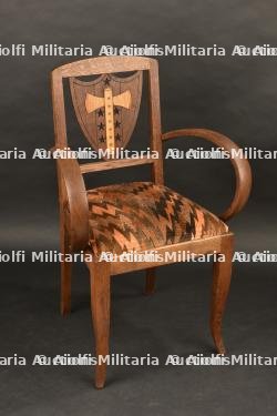 Fauteuil provenant de l'hôtel du parc. Armchair from the Hôtel du Parc.